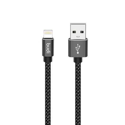 Budi 3(9.8FT) Meter Braided Fast Charge USB A to Lightning Charging Cable