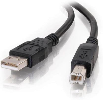 USB Printer Cable, USB 2.0 A to B Lead. Compatible with printers and scanners