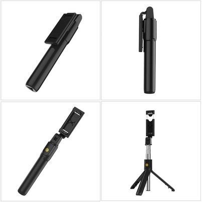 Bluetooth Selfie Stick Monopod Tripod for iPhone and Smartphone