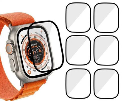 Apple Watch Screen Protector, Easy Installation, Protective Film Locator, Bubble-Free, Oil-Resistant, Scratch-Resistant, HD, Full Coverage