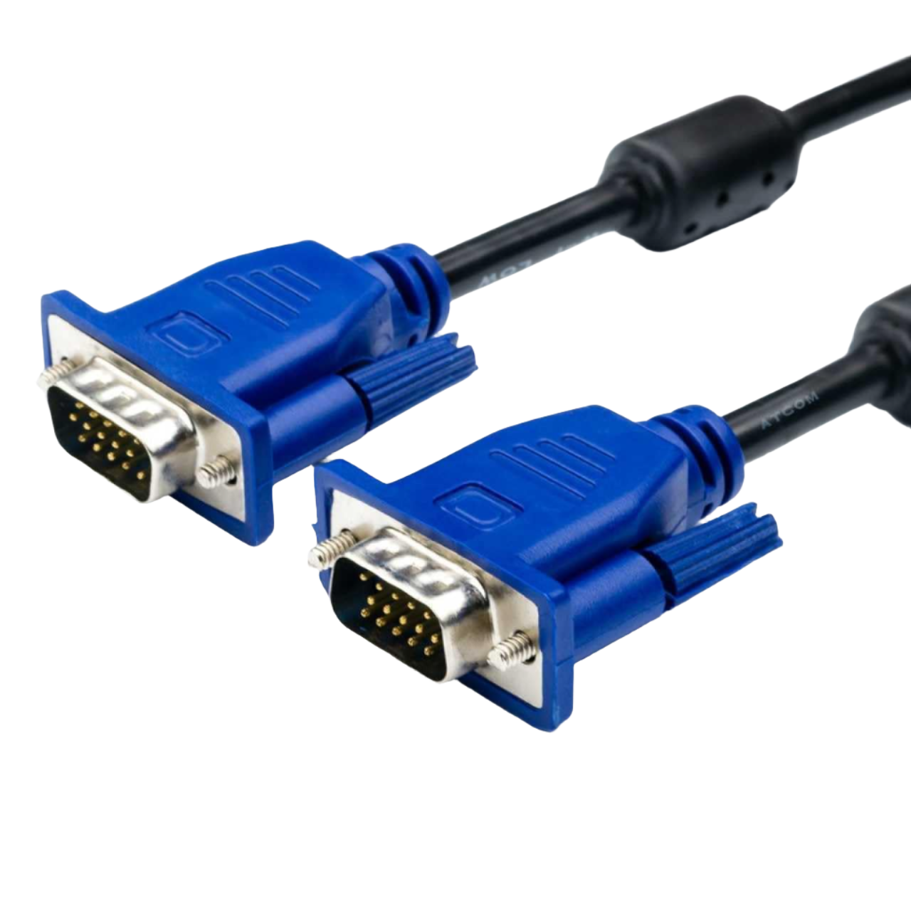 VGA to VGA Cable 1.5m AND 3m , 15 Pin 1080P Full HD Computer Monitor Cable with Ferrite Cores, Gold Plated VGA Male to Male Cable for Laptop, Computer, PC, Projector, Monitor, HDTV, More (1.5M and 3M)