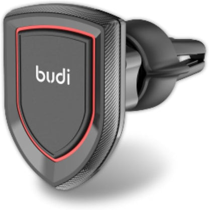 Budi Magnetic Car Phone Mount - 360° Rotating On-Board Holder with Strong Bullet Design - Convenient and Secure Driving Solution