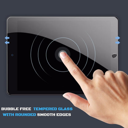 iPad Screen Protector: HD View Film, 9H Hardness, Bubble-Free Tempered Glass