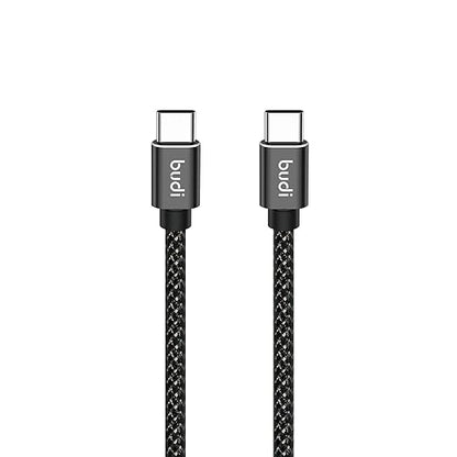 Budi 2m PD 65W USB Type-C to Type-C Reversible Aluminium Shell Braided Cable