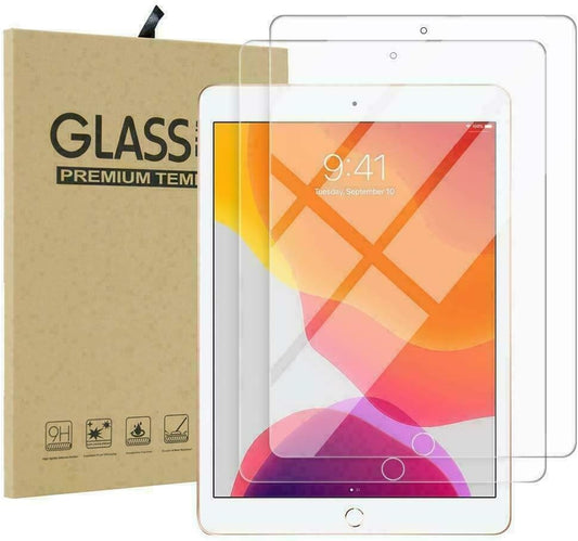 iPad Screen Protector: HD View Film, 9H Hardness, Bubble-Free Tempered Glass