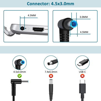 65W HP Laptop Adapter Charger (19.5V, 3.33A)