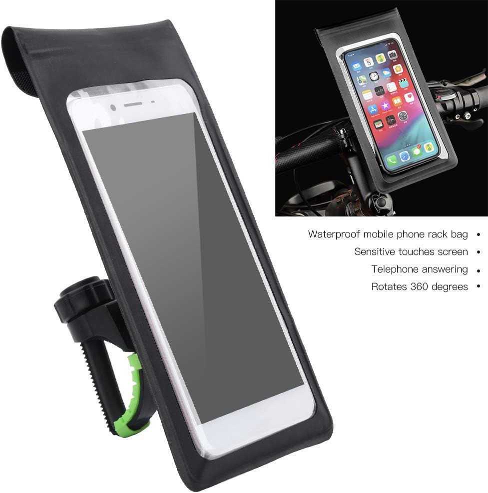 Bicycle Waterproof Phone Bag Touch Screen Frame Case for Road Bike