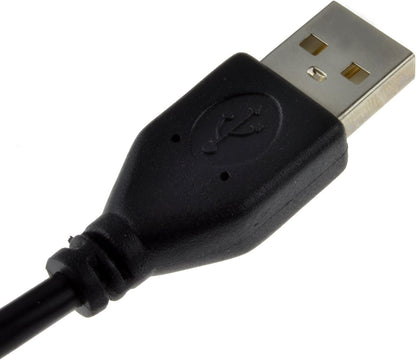 USB 2.0 24AWG A to A Male to Male High-Speed Black Cable 1.5M AND 3M