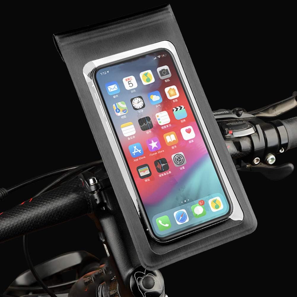 Bicycle Waterproof Phone Bag Touch Screen Frame Case for Road Bike