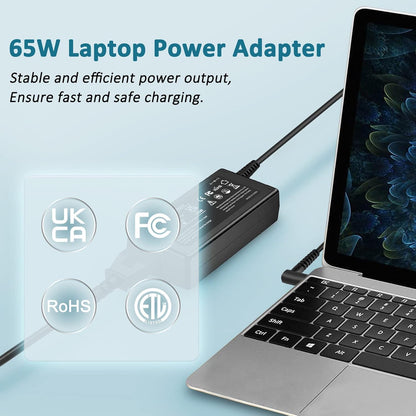 65W HP Laptop Adapter Charger (19.5V, 3.33A)