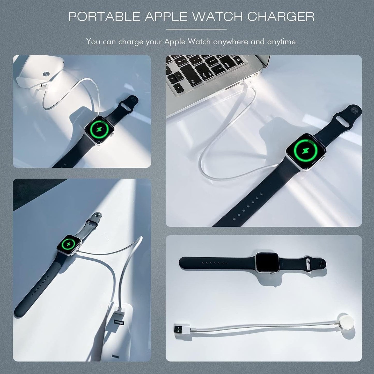 Watch Charger for Apple Watch [MFI Certified] USB-Magnetic Fast Charging Cable