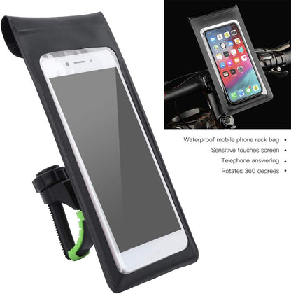 Bike Phone Holder Waterproof with 360° Rotation and Universal Compatibility