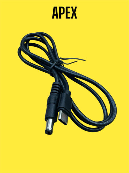 Universal USB-C to DC Power Cable Charger with 13 Interchangeable DC Connectors