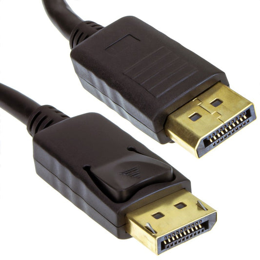 DisplayPort to DisplayPort 1.2 Cable, 21.6Gbps High-Speed, 4K@60Hz, 2K@165Hz, Gold-Plated Plugs, Black